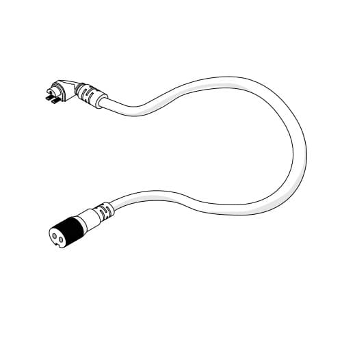 12-In NEON BLAZE Side Bending Wide Wire Entry Connector, 16 AWG