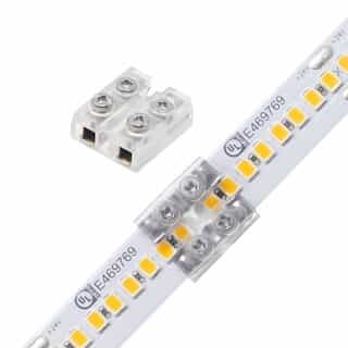 Diode LED 12mm Tape Light Terminal Block Screw Down, TTT, Bulk 25-Pack