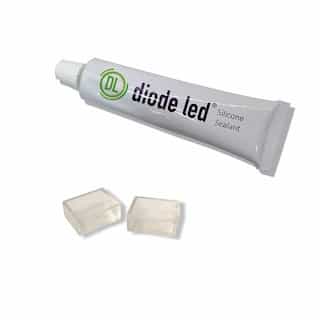 Diode LED Wet Location Tape Light Sealing Accessories, 12mm Tape