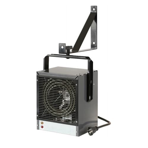 4000W Garage & Workshop Heater, Up to 500 Sq Ft, 13650 BTU/H, 240V, Gray