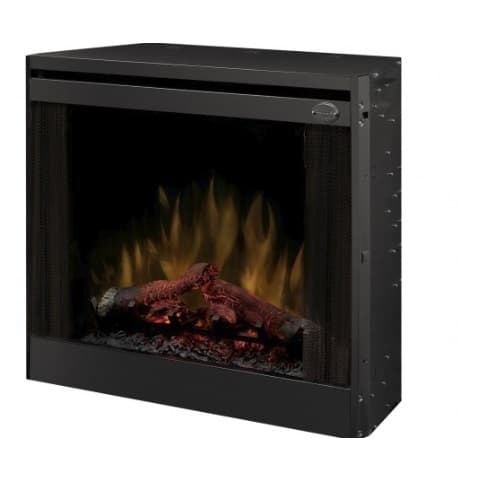 33" LED Slim Line Electric Fireplace, Built-in