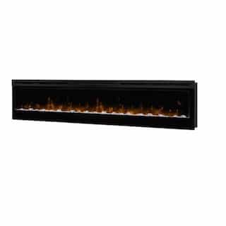 74" LED Electronic Fireplace, Prism Series, Wall-mount