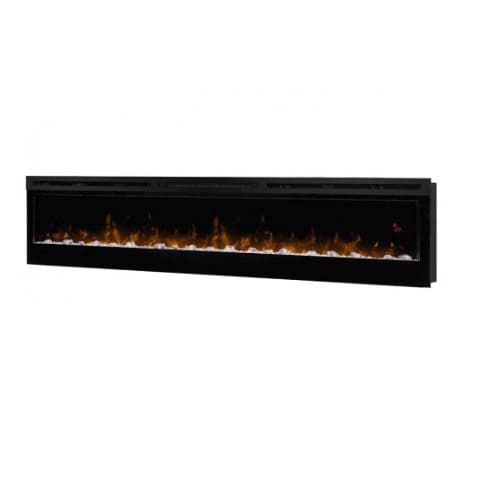 Dimplex 74" LED Electronic Fireplace, Prism Series, Wall-mount