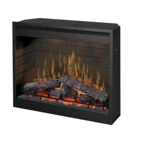 Dimplex 30" LED Electric Fireplace, Self-trimming 