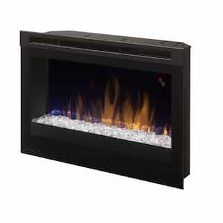 25" LED Electric Fireplace, Acrylic Ice