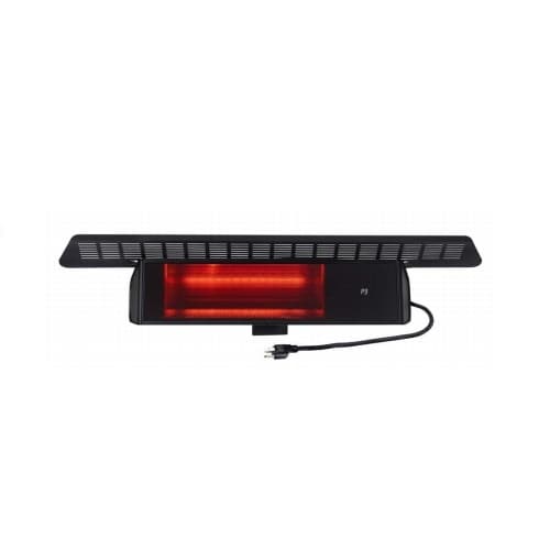 1500W Infrared Wall Heater w/ Remote, Plug-in, 3-Stage, 120V