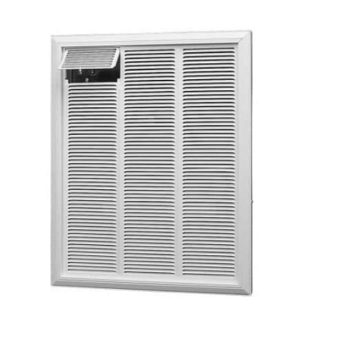 4000W Large Heater, Fan-Forced, Wall Insert, 208, White