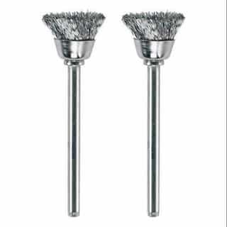 Dremel Carbon Steel Brushes (2 Pack), 1/2''