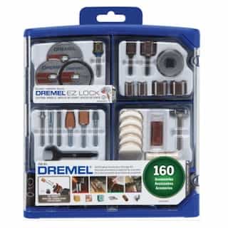 Dremel All-Purpose Rotary Tool Accessory Kit, 160 Pieces