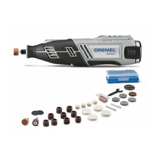 Dremel 8220 Series Variable Speed Rotary Tool Kit w/ 30 Accessories, 12V