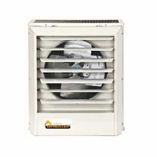Dr. Heater 7.5/10kW Unit Heater, 34000 BTU/H, 1 or 3 Ph, 42A, 208V/240V, Gray
