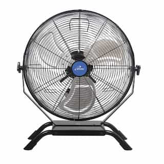 20-in 100W Indoor/Outdoor Industrial Fan, 4650 CFM, Black