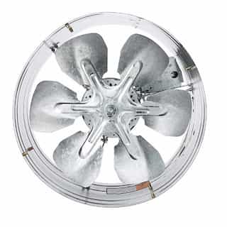 14-in Gable Mount Attic Ventilator Fan w/ Thermostat, 120V