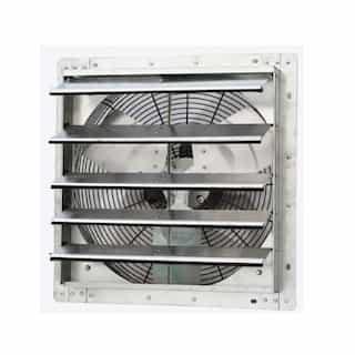 iLiving USA 18-in Wall-Mounted Shutter Exhaust Fan, Variable Speed, 120V