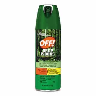 Diversey Deep Woods Dry Insect Repellent, 4oz, Aerosol, Neutral