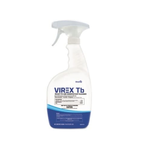 Diversey 32 Ounce Virtex TB Disinfectant Cleaner, Lemon