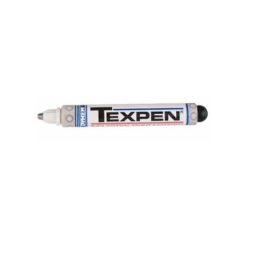 3/32-in TEXPEN Industrial Paint Marker w/Medium Tip, White