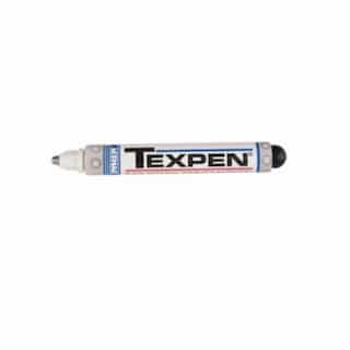 Dykem 3/32-in TEXPEN Industrial Paint Marker w/Medium Tip, White