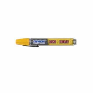 Dykem High Purity 44 Markers, w/Medium Tip, Yellow