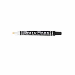 Dykem Brite-Mark Acrylic Paint Markers w/Medium Tip, Black