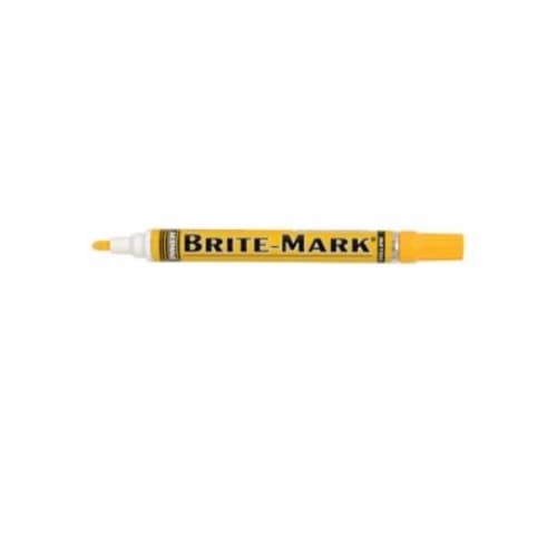 Brite-Mark Acrylic Paint Markers w/Medium Tip, Yellow