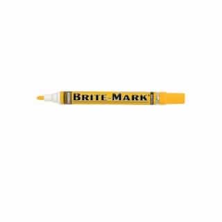 Brite-Mark Acrylic Paint Markers w/Medium Tip, Yellow