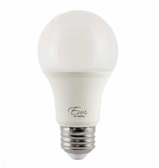 Euri Lighting 9W LED A19 Lamp, GU24, Dimmable, 810 lm, 120V, 90 CRI, 3000K, 2 Pack