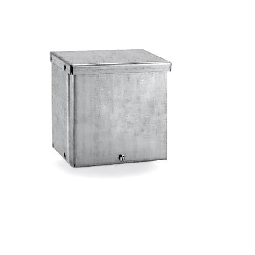 4 x 12-in Rainproof Box, NEMA 3R, Galvanized Steel
