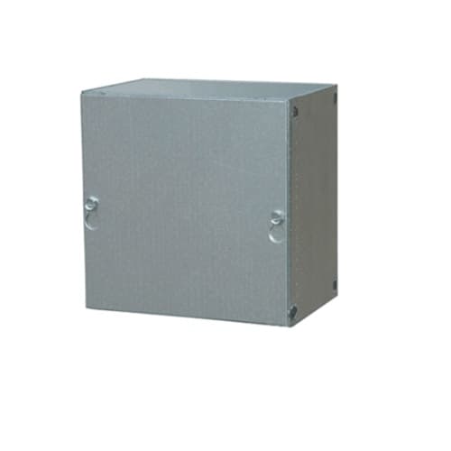 E-Box 30-in x 8-in Screw Cover Box, Galvanized Steel, NEMA 1