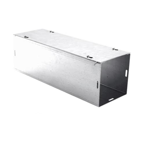 E-Box 36 x 10-in Screw Cover Wireway, Galvanized Steel, NEMA 1