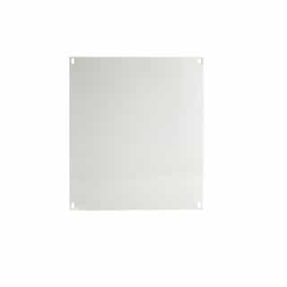 E-Box Steel Panel for Double Door Hinged Cover Enclosures, White