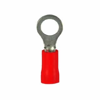 Electrical Ring Terminal, #22-18 AWG, Red
