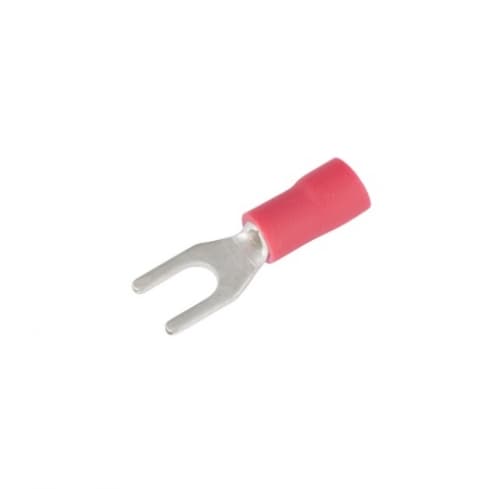 8-10 Stud Vinyl-Insulated Red Spade Terminals