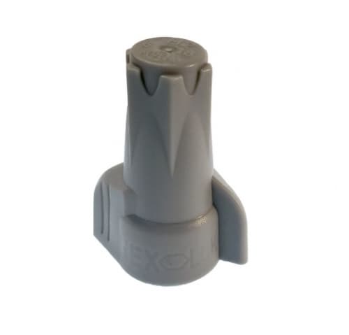 #18-6 AWG Grey Hex-Lok Twist-On Wire Connectors