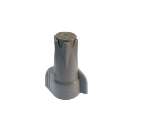 #14-6 AWG Grey Hex Head Twist-On Wire Connectors
