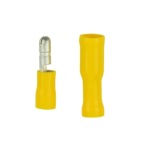 12-10 AWG 0.16-in Female Bullet Splice, Yellow
