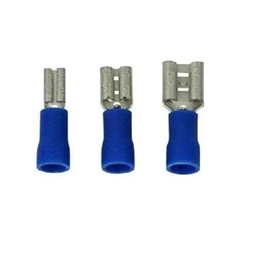 16-14 AWG Female Disconnect Kit, 15 Piece, Blue