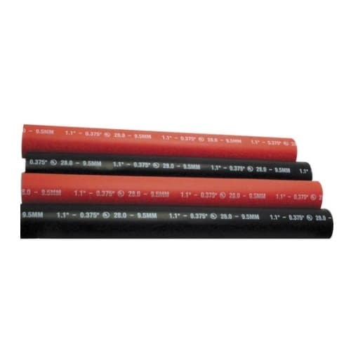 FTZ Industries 1.5-in Heavy Wall Heat Shrink Tubing, .510-.160, 12-4 AWG, Red