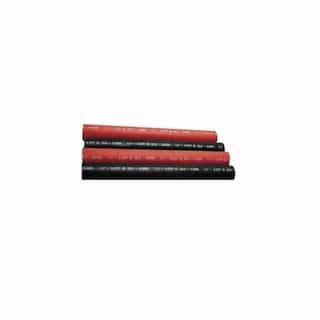 6-in Heavy Wall Heat Shrink Tubes, .510-.160, 12-4 AWG, Black, 10 Pack