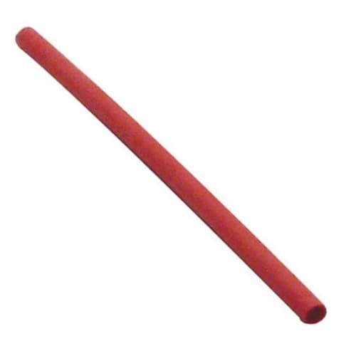 3/64" Thin Wall Polyolefin Heat Shrink Tubing, 2:1 Ratio, 12-in, Red