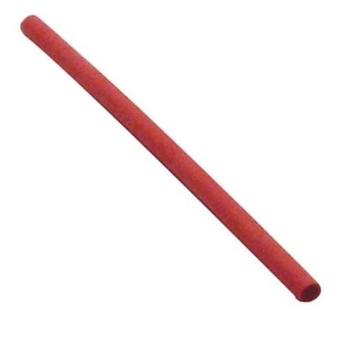 12-in Thin Wall Heat Shrink Tubing, .063-.031, Red