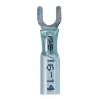 FTZ Industries Brazed Seam Spade & Fork Terminal, 22-18 AWG, 6 Stud, Clear Seal