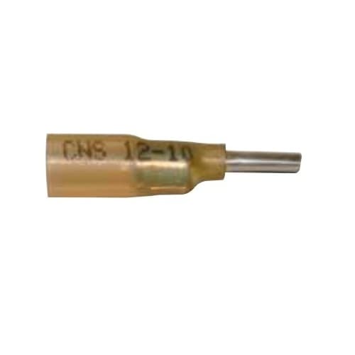 Pin Terminal, 12-10 AWG, 0.11-in Diameter, Clear Seal, 5 Pack