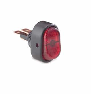 Calterm 30 Amp Illuminated Red Glow Rocker Switch