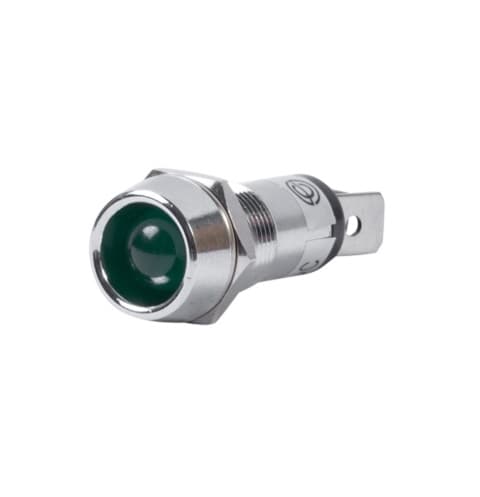 Green LED Indicator Light for 9/16" Mounting Holes