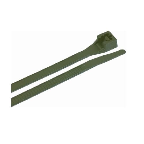 8-in Recycled Cable Ties, 50lb, Dark Green
