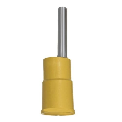 Nylon Insulated Pin Terminal, 22-18 AWG, .08 Diameter, Bag of 100
