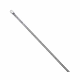 8-in Stainless Steel Cable Tie, 250lb