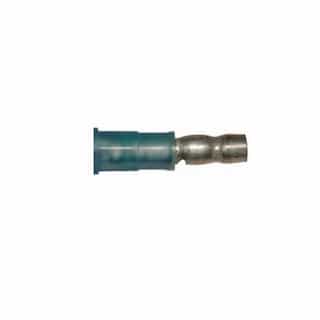 Nylon Solderless Terminal, Bullet, 16-14 GA,  Male, .180, 50 Pack