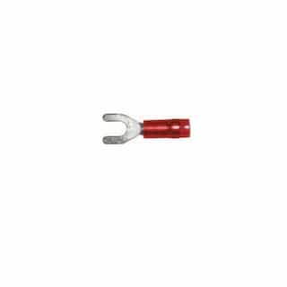 Solderless Nylon Terminal Spade/Forks, 12-10 GA, 10 Stud Size, 25 Pack